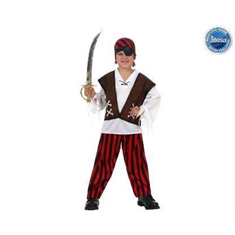 DISFRAZ NI�O CAPIT�N PIRATA T-4 10-12 A�OS