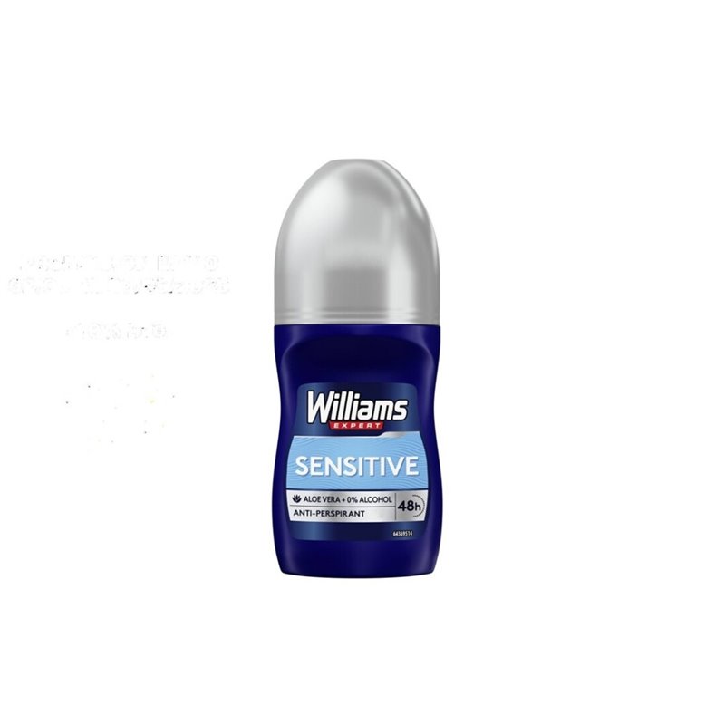 DESODORANTE WILLIAMS ROLL-ON SENSITIVE 50ML