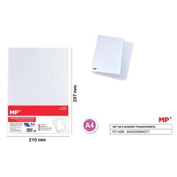 SET 5 DOSSIER TRANSPARENTE A4