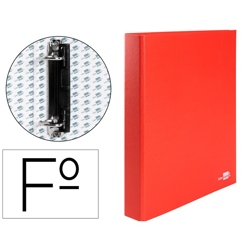CARPETA LIDERPAPEL F� 2 ANILLAS 25mm