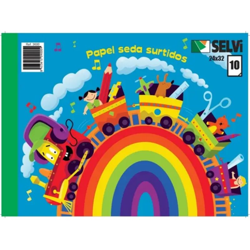 SELVI PAPEL SEDA COLORES SURTIDOS