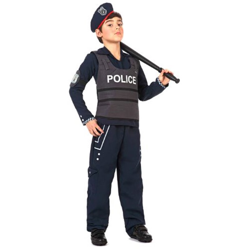 DISFRAZ NI�O POLIC�A T-4