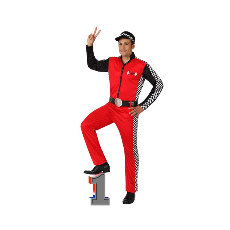 DISFRAZ  PILOTO CARRERAS , ADULTO T. 3