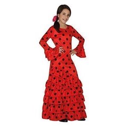 DISFRAZ DE SEVILLANA TALLA 7-9 A�OS