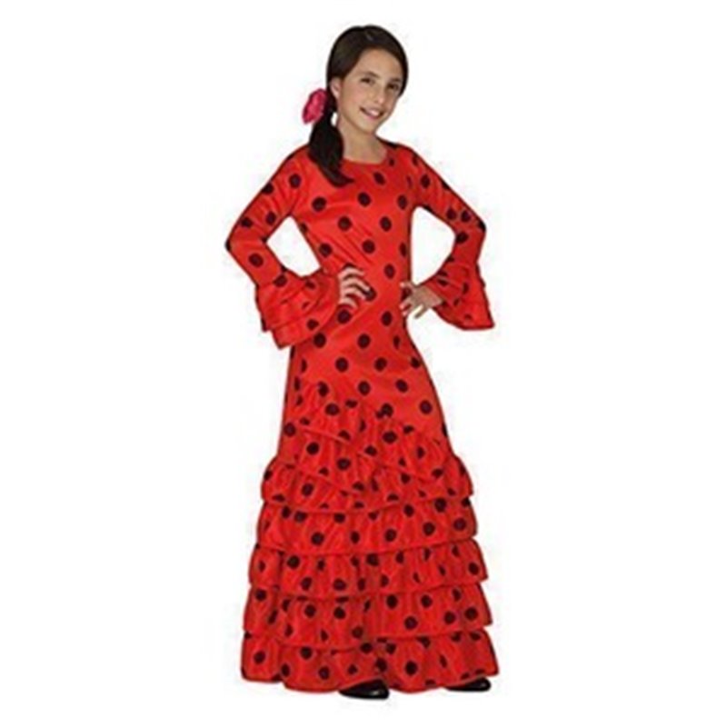 DISFRAZ DE SEVILLANA TALLA 7-9 A�OS