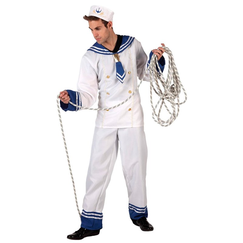 DISFRAZ MARINERO BLANCO TALLA 2