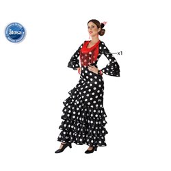 DISFRAZ FLAMENCA NEGRO ADULTO