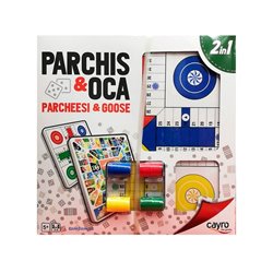 TAB. PARCH�S - OCA MADERA CON ACC. 40X40 CM.