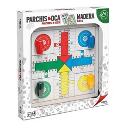 TABLERO PARCH�S/OCA CON ACCESORIOS DE MADERA