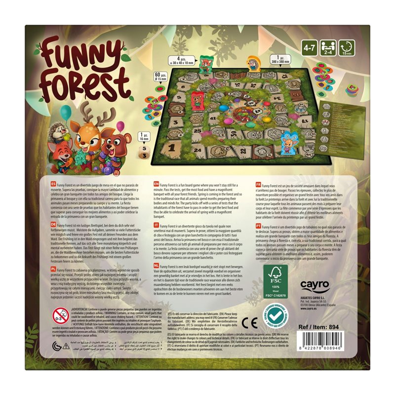 JUEGO DE MESA FUNNY FOREST