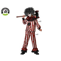 DISFRAZ PAYASO ROJO CON CAMISETA Y PANTAL�N PARA NI�O