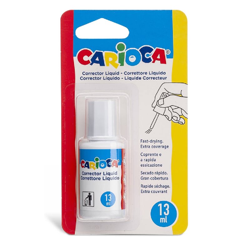 BOTE CORRECTOR LIQUIDO CON PINCEL 13ml