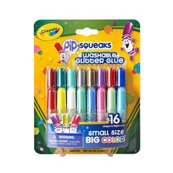 16 MINI PEGAMENTOS DE PURPURINA LAVABLES