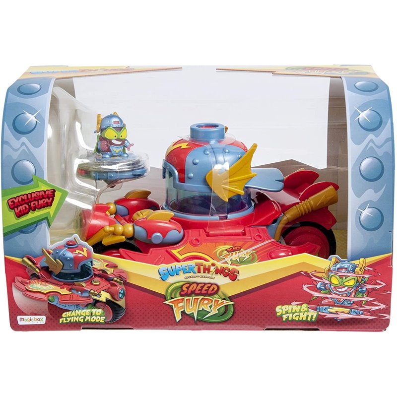 VEHICULO SPEED FURY SUPERTHINGS SECRET SPIES