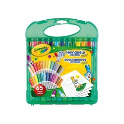 MALETIN ROTULADORES LAVABLES 65 PIEZAS