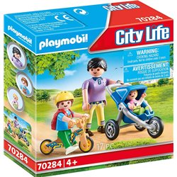MAMA CON NIÑOS PLAYMOBIL