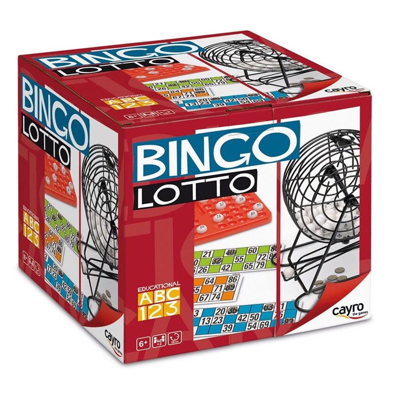 BINGO BOMBO METAL NEGRO