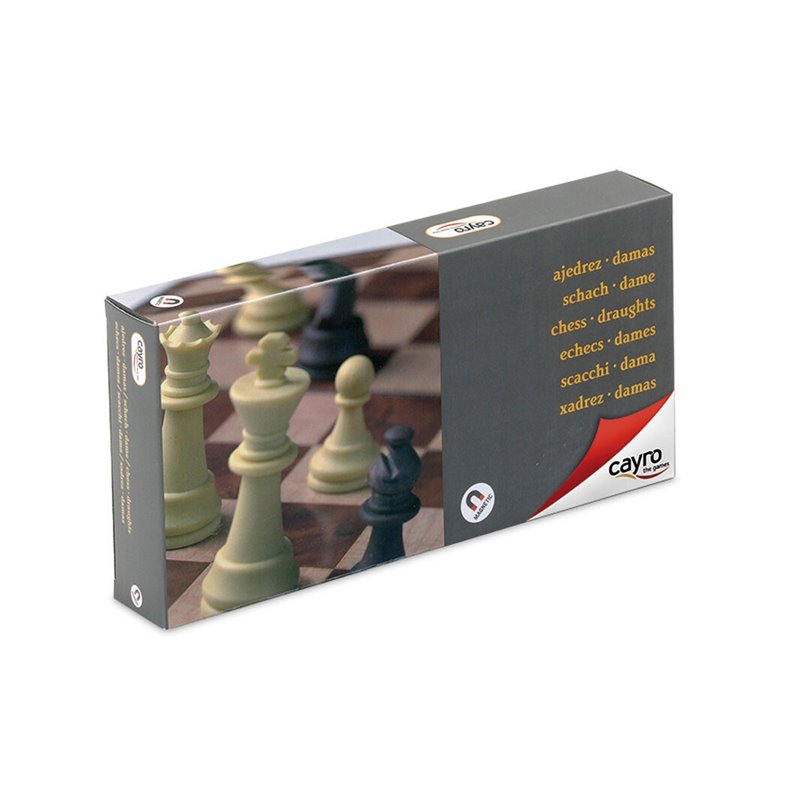 AJEDREZ - DAMAS MAGNETICO MEDIANO