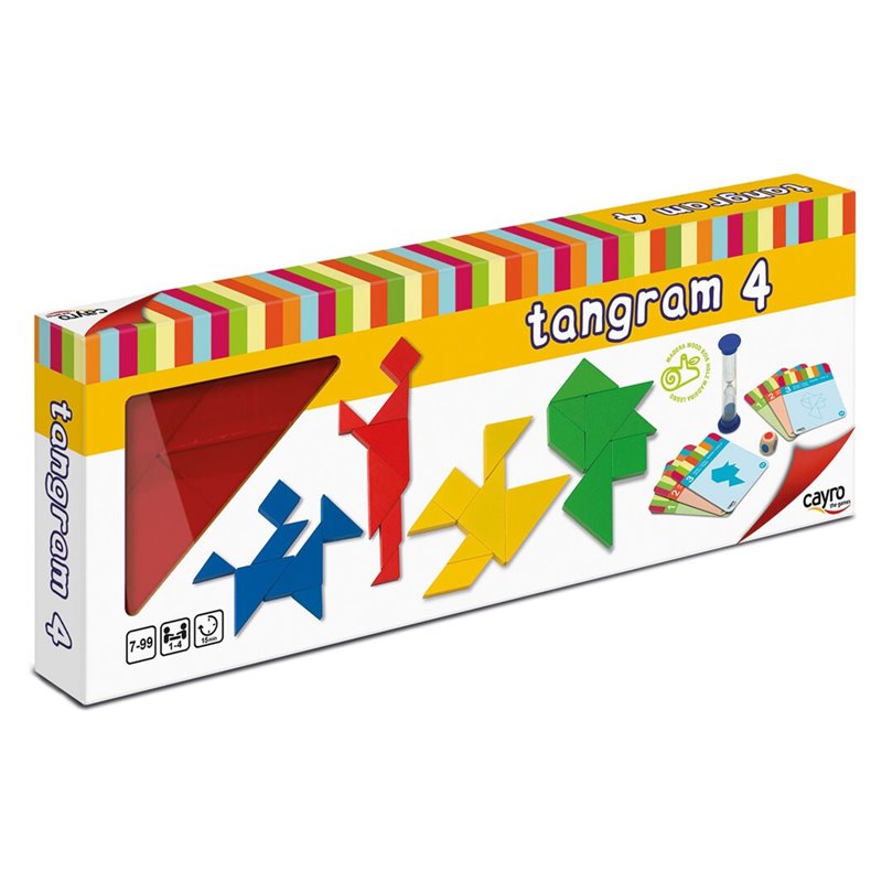 TANGRAM 4 JUGADORES MADERA