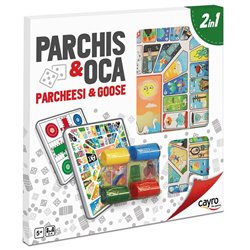 PARCHIS - OCA CON ACCESORIOS 40x40cm