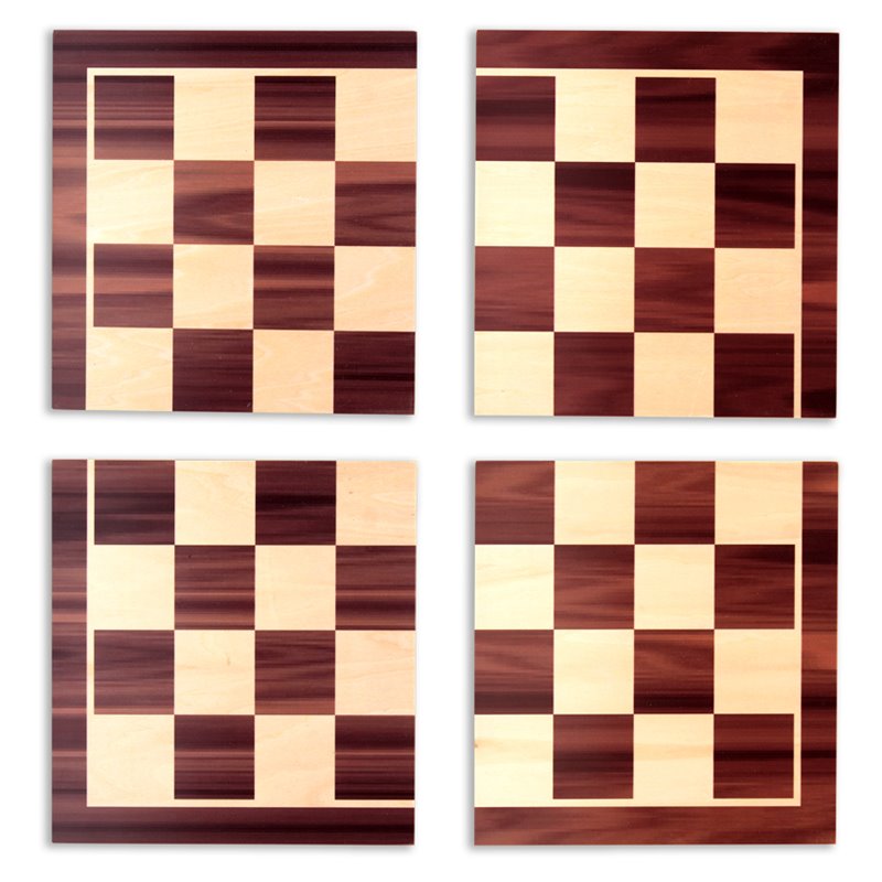 TABLERO AJEDREZ DIVISIBLE / IMANTADO MARRON PRO SERIES 40X40