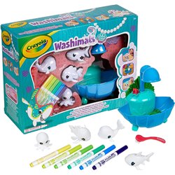 WASHIMALS OCEAN PETS SET ARRECIFE Y 4 ANIMALES MARINOS