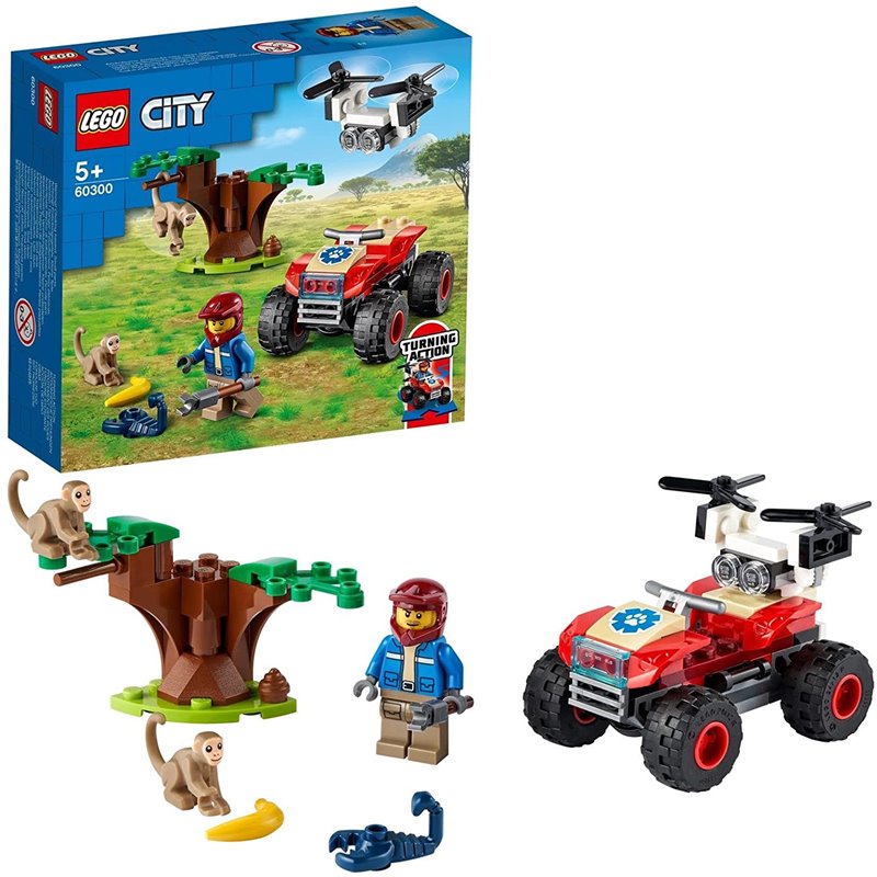 LEGO CITY RESCATE DE LA FAUNA SALVAJE QUAD