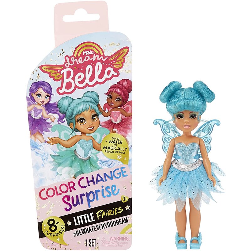 MGA'S DREAM BELLA COLOR CHANGE SURPRISE LITTLE FAIRIES DOLL SURTIDAS