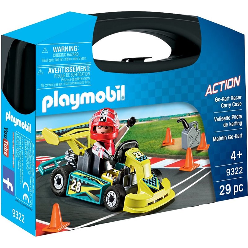 MALETIN GO KART PLAYMOBIL