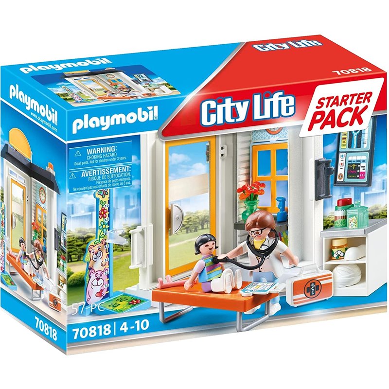 STARTER PACK PEDIATRA PLAYMOBIL