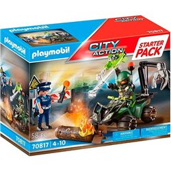STARTER PACK POLICIA ENTRENAMIENTO PLAYMOBIL