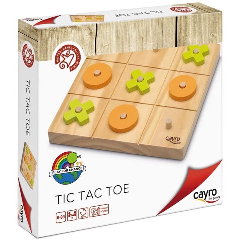 TIC TAC TOE / 3 EN RAYA (MADERA FSC)