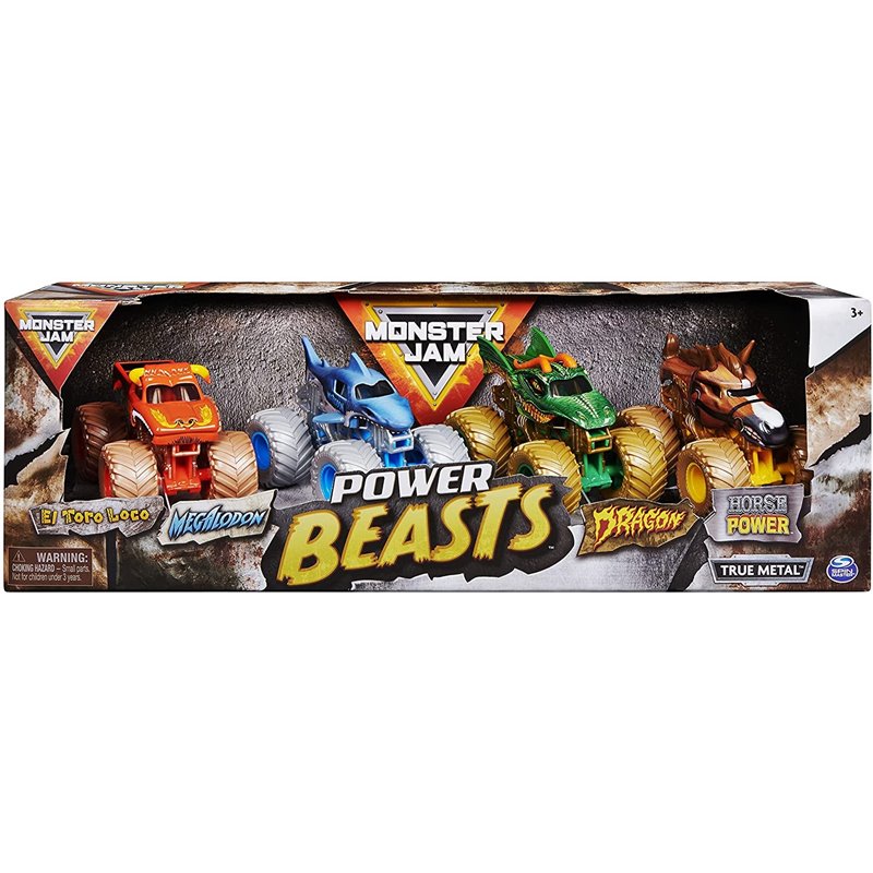 BLISTER 4 MONSTER JAM DIE CAST 1:64