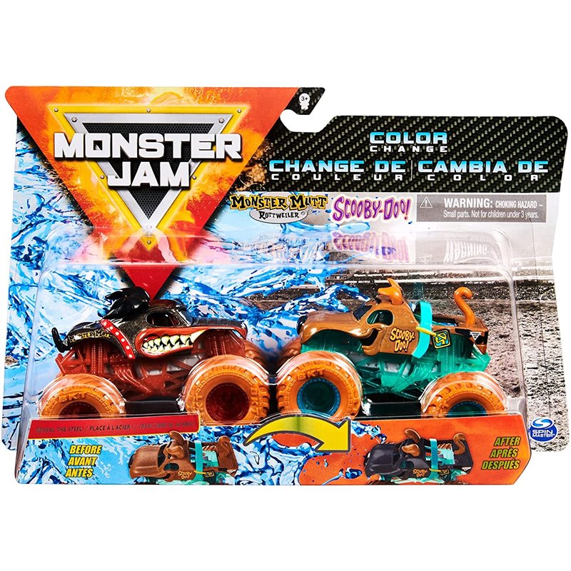 PACK DOBLE MONSTER JAM DIE CAST 1:64