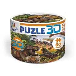 PUZLE 3D - DINOSAURIOS 60 PIEZAS