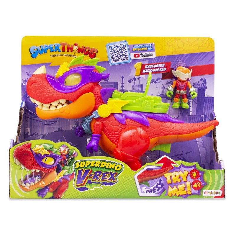 SUPERDINO V-REX SUPERTHINGS RESCUE FORCE