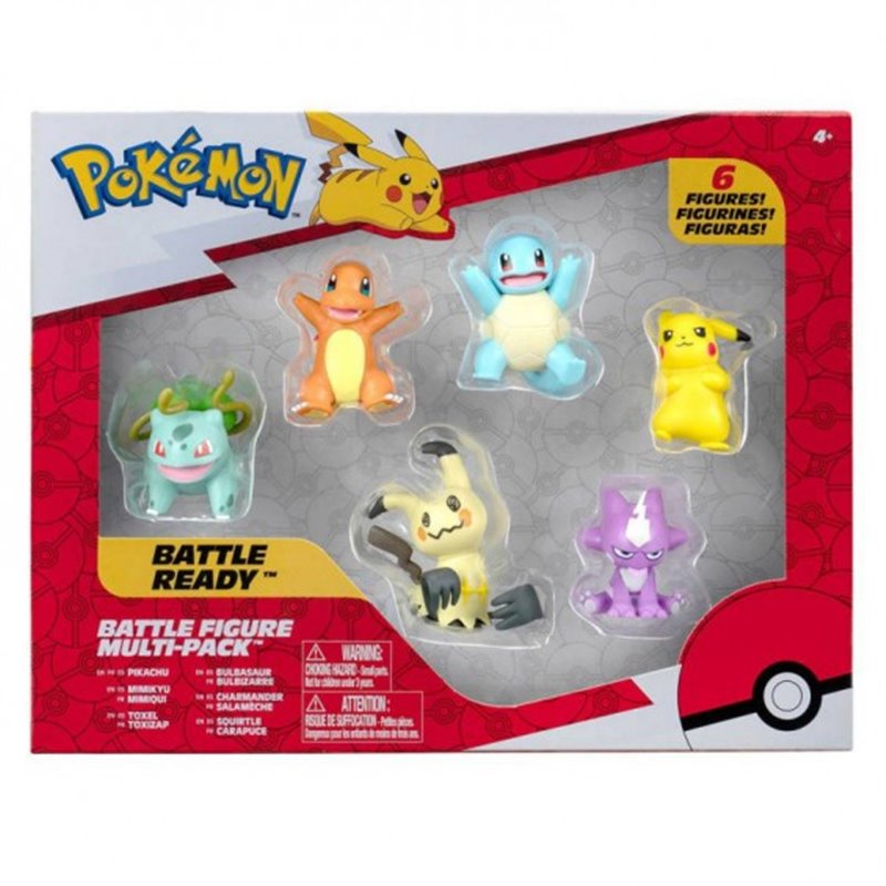 POKEMON MULTIPACK 6 FIGURAS EXCLUSIVAS