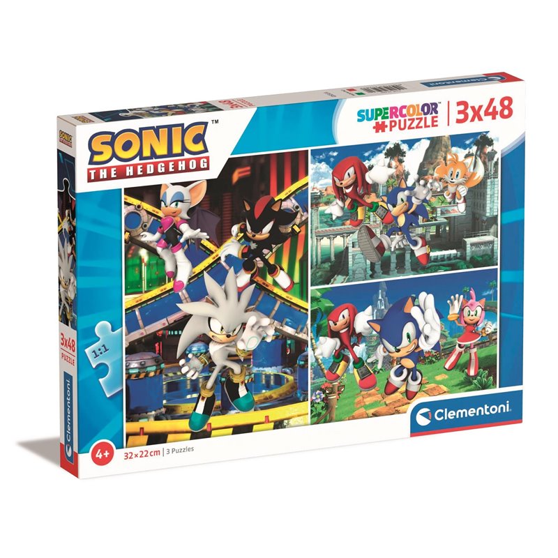 PUZZLE SONIC 3X48 PZAS