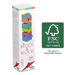 BLOCK & BLOCK NATURAL GAMES DECO FSC 100%