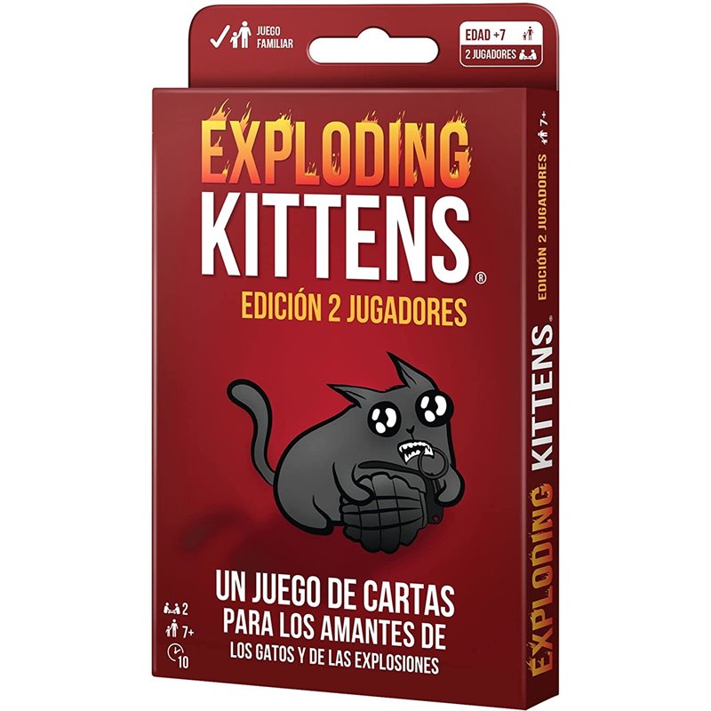 EXPLODING KITTENS EDICIÓN 2 JUG.