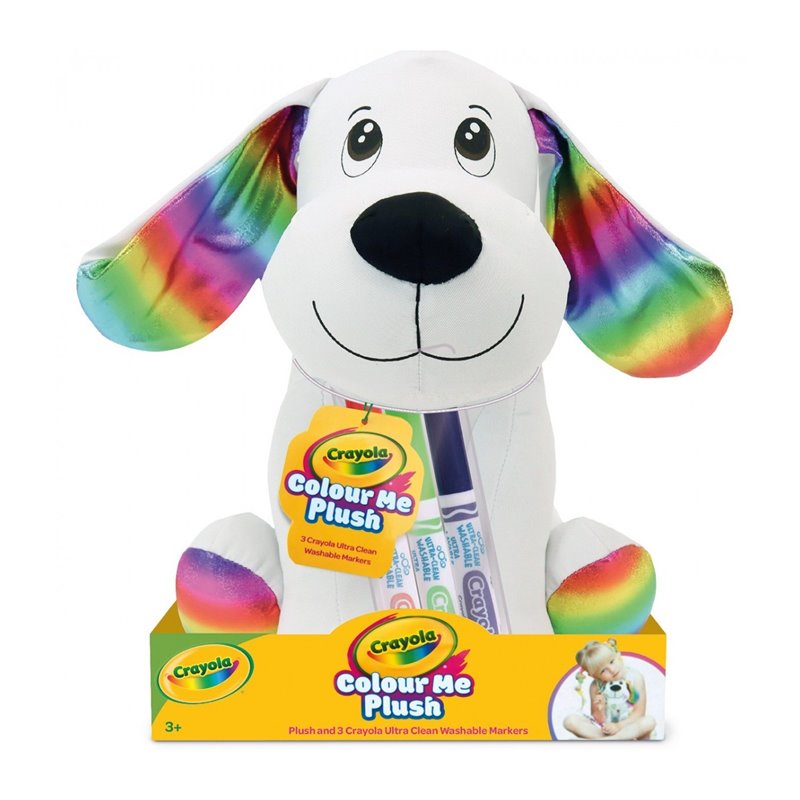 COLOREA TU PELUCHE CACHORRITO + 3 ROTULADORES