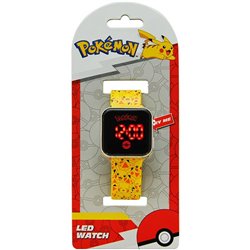 RELOJ LED POKEMON PIKACHU