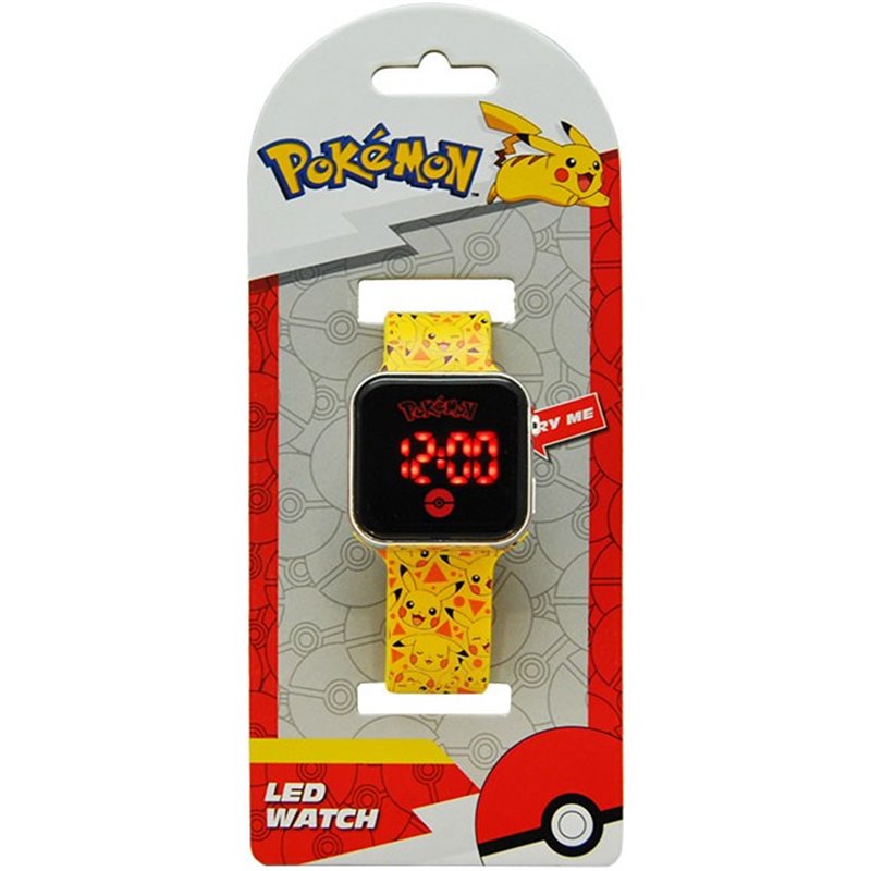 RELOJ LED POKEMON PIKACHU