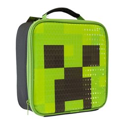 BOLSA DE ALMUERZO CREEPER CUBE MINECRAFT