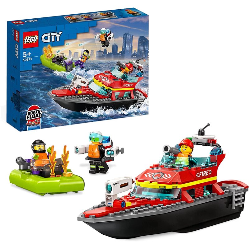 LEGO CITY LANCHA DE RESCATE DE BOMBEROS