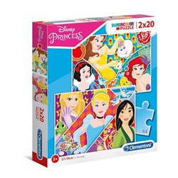 PUZZLE 2X20 PZAS PRICESAS DISNEY