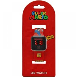 RELOJ LED SUPER MARIO BROS