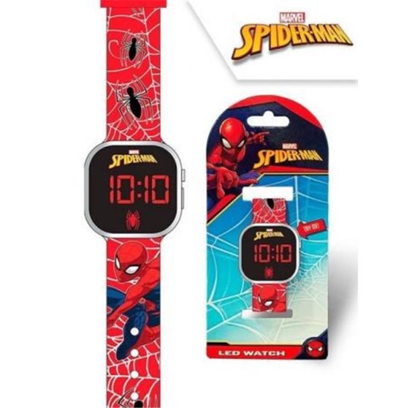 RELOJ LED SPIDERMAN (ARAÑAS)