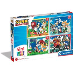 PUZZLE 4 EN 1 SONIC