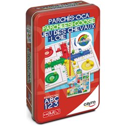 PARCHIS OCA TRAVEL CAJA DE METAL FSC. 100%